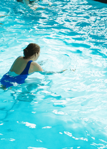cours d'aquabike chez Kineo en wallonie (vélo dans l'eau)